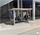 Marquesina en la Estación de Zarzaquemada, Leganés